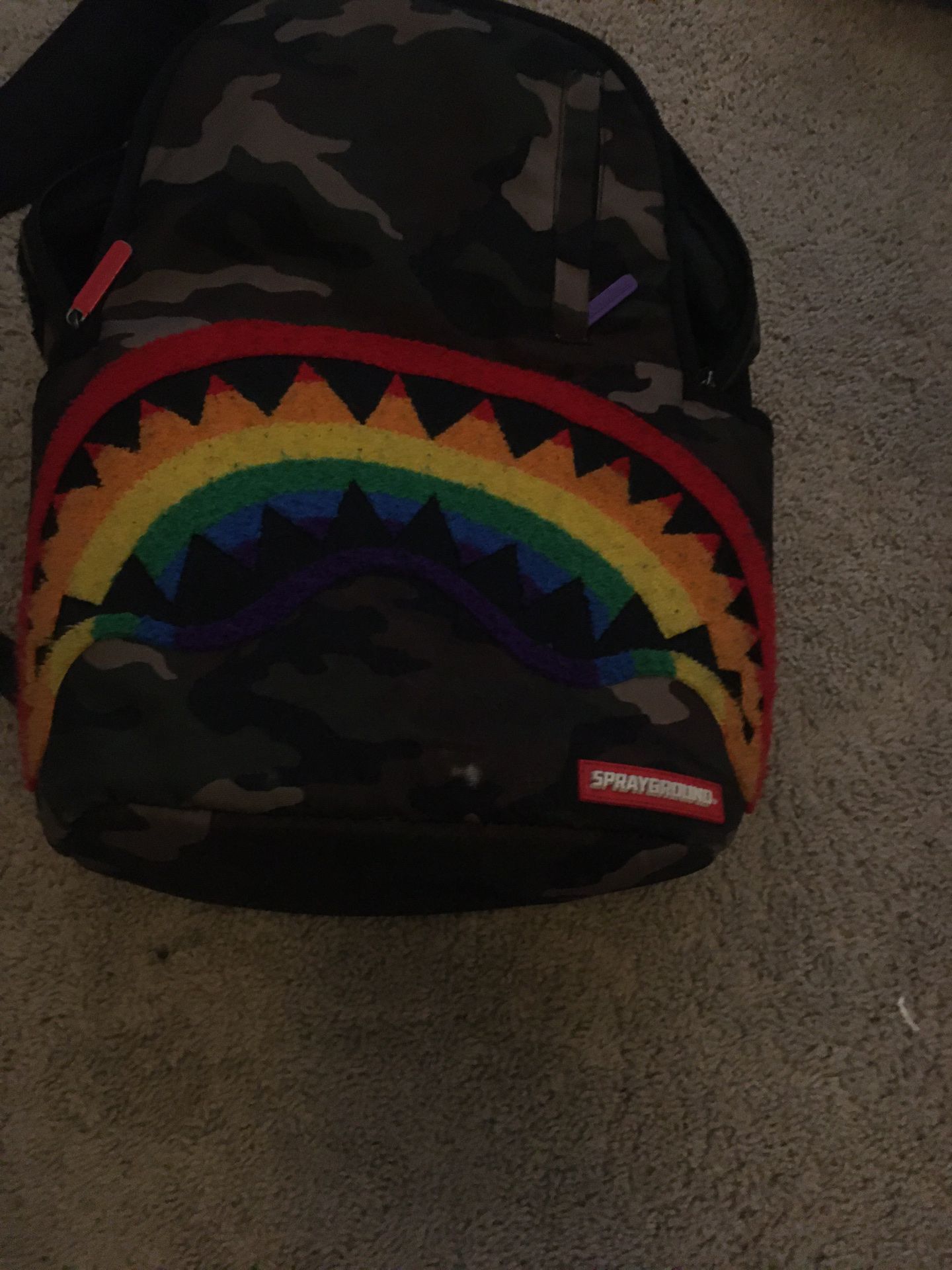 Bape rainbow Limited addition bookbag