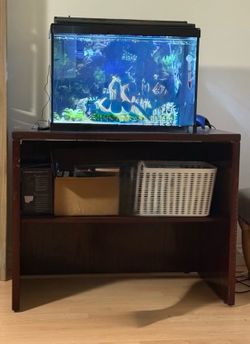 20 gallon fish tank with stand