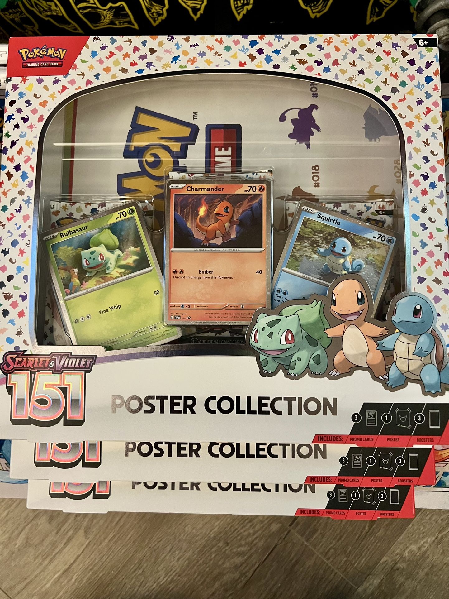Pokemon 151 Poster Collection x3