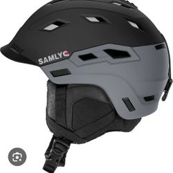SAMLYC Ski Helmet, Snowboard Helmet, Snow Sports Helmet, Active Ventilation Audio Compatible Helmets