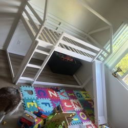 Twin Bunk Bed With Slide