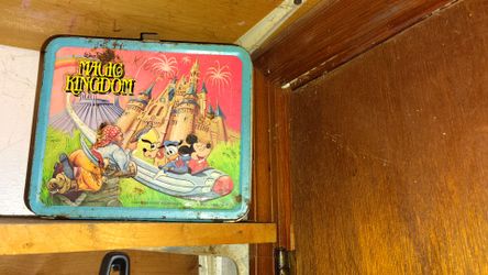 Vintage Walt Disney Magic Kingdom Metal Lunch Box