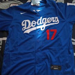 Ohtani Blue Jersey Fully Stitched (small To 3X) 