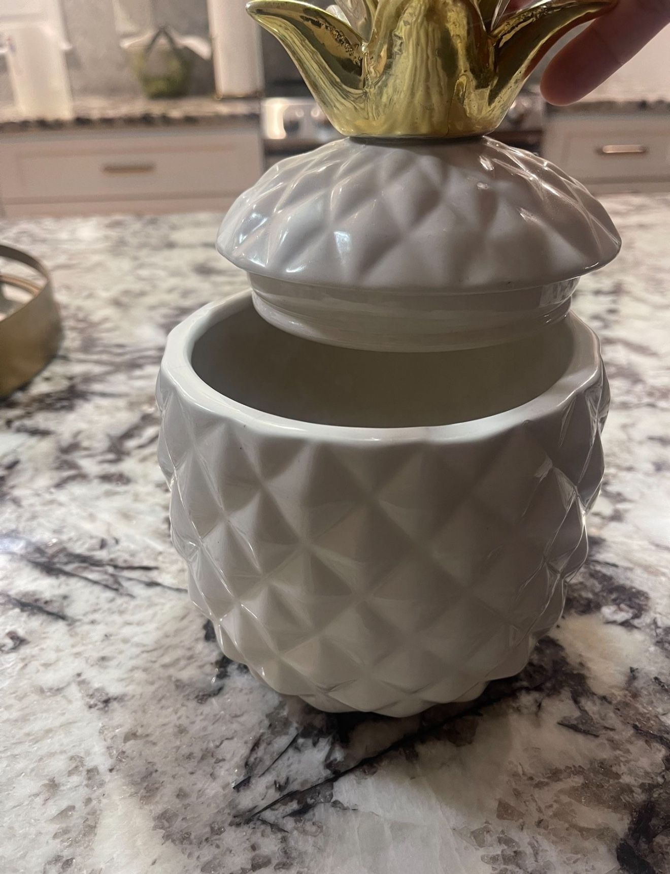 Glass Pineapple to Store Things