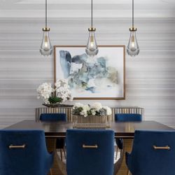 New 3 Pendent Lights In Box 