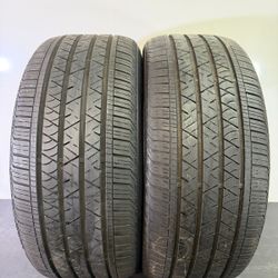 V490  275 45 20 110V  Continental CrossContact LX Sport   2 Used Tires 80% Life 