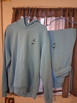 Blue Nike Sweatpants set