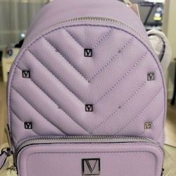 Victoria Secret Lavander Backpack/Purse