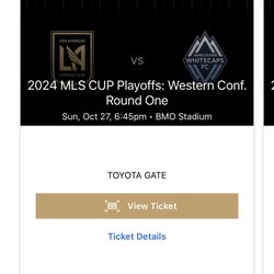 LAFC vs Vancouver 10/27