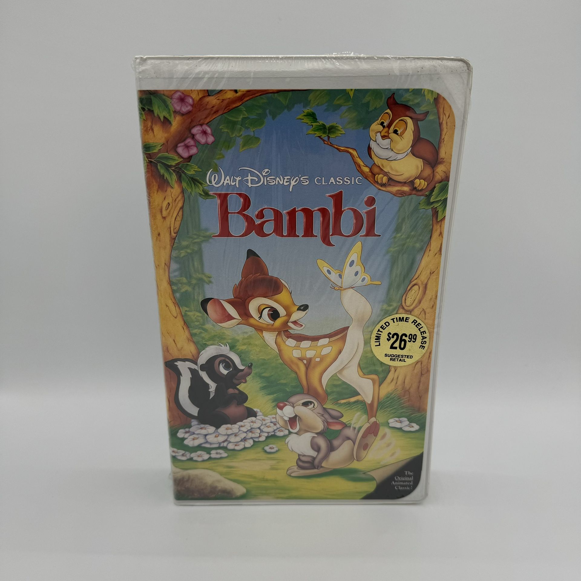 WALT DISNEY'S CLASSIC BAMBI, (VHS, ) DISNEY BLACK DIAMOND SEALED NEW