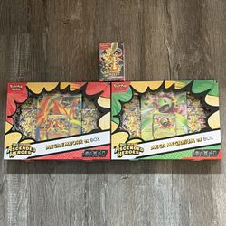 Ascended hero’s Mega Meganium & Emboar EX box with booster bundle 