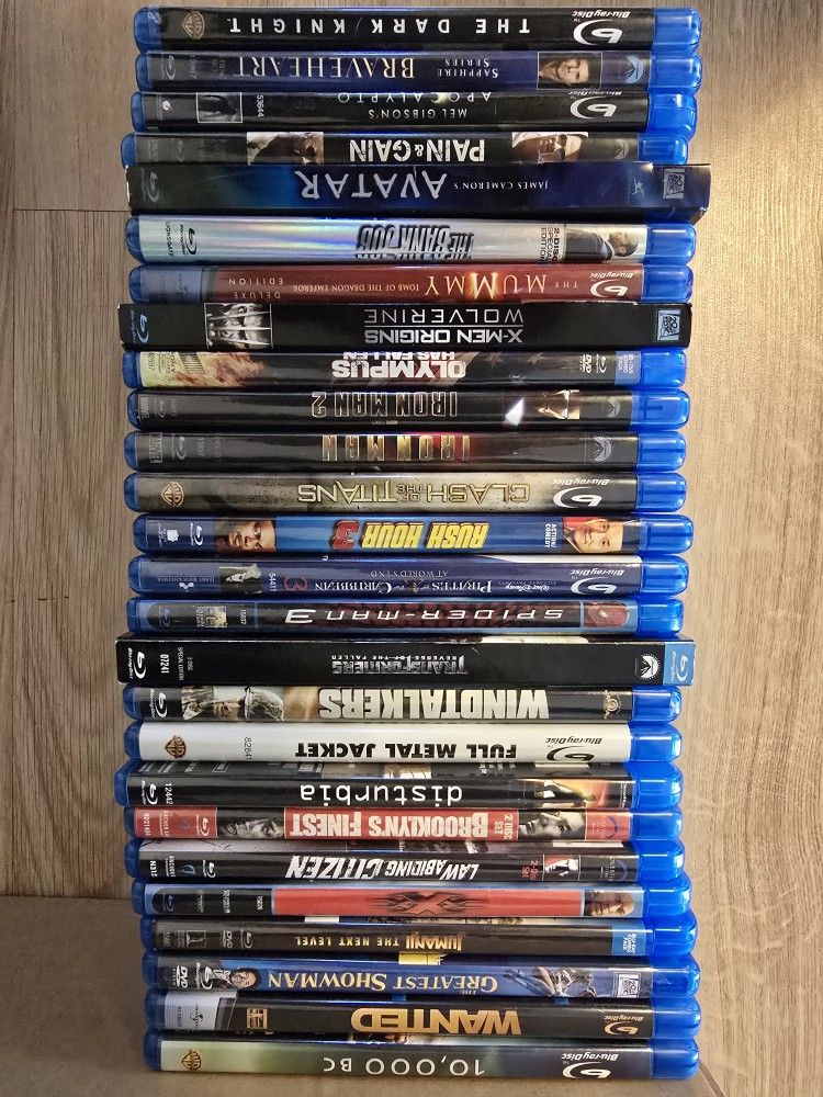 Blu-ray DVDs