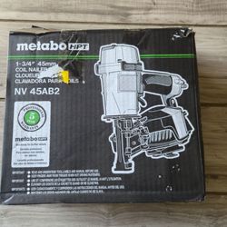 Metabo HPT 1-3/4-in 15 -Degree Pneumatic Coil Roofing Nailer
