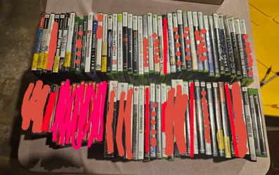 Playstation, PS1, PS2, PS4, Xbox, Xbox 360, Xbox One, Nintendo Wii Video Games