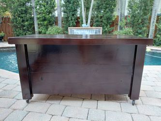 Rustic Wood Chest/Trunk - 50” L x 24” W x 25 Seating, Coffee Table, Storage, Toy Chest, Deck, Garage