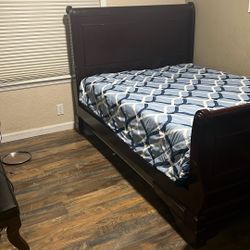 Full Size Bed Frame With Box Spring 