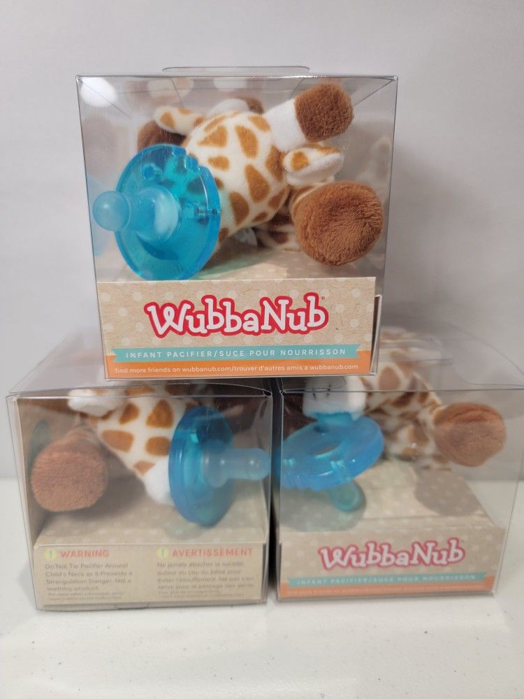 WubbaNub New Infant Pacifiers- BPA/Latex Free.