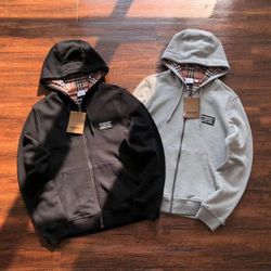 2 Burberry hoodies