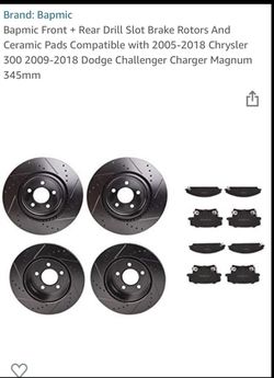 BRAKE ROTORS SLOTTED 