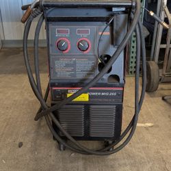 Lincoln Electric Power MIG 255 Wire Feed Welder - 230V Single Phase (Industrial Grade)