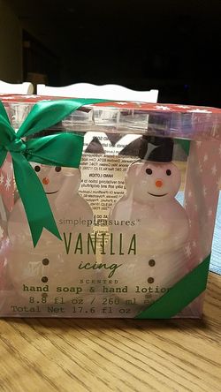 Christmas hand soap & hand lotion