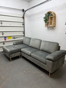 Velvet Sectional Sofa