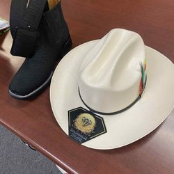 Nuevo set de botines,cinturón y sombrero Sinaloa