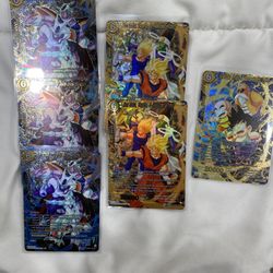Dragon Ball Super Card Game Master Three Glorious Fighters Concept Rares