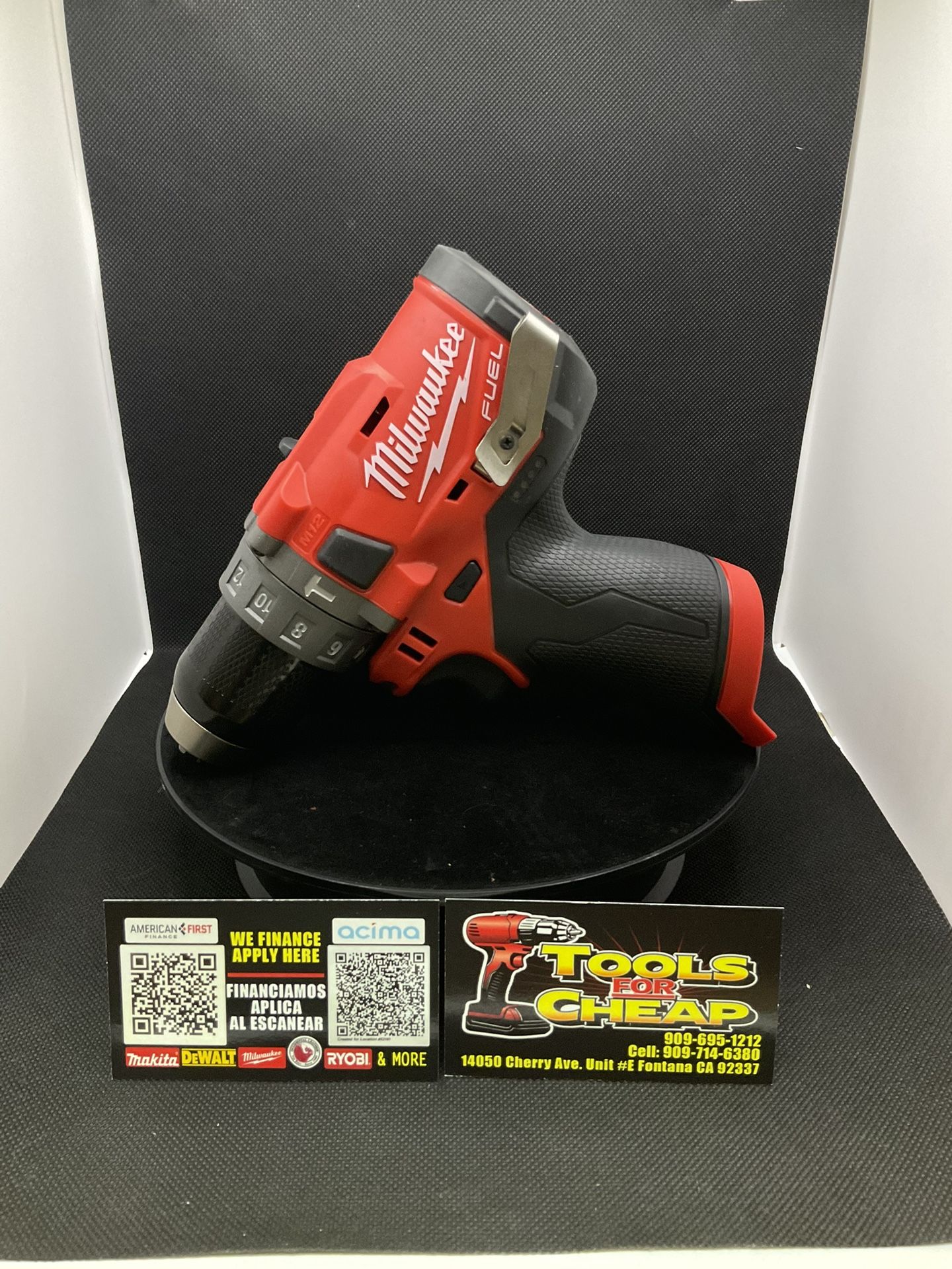 Milwaukee M12 FUEL 12V Lithium Ion Brushless Cordless 1/2 in. Hammer Drill (Tool Only)