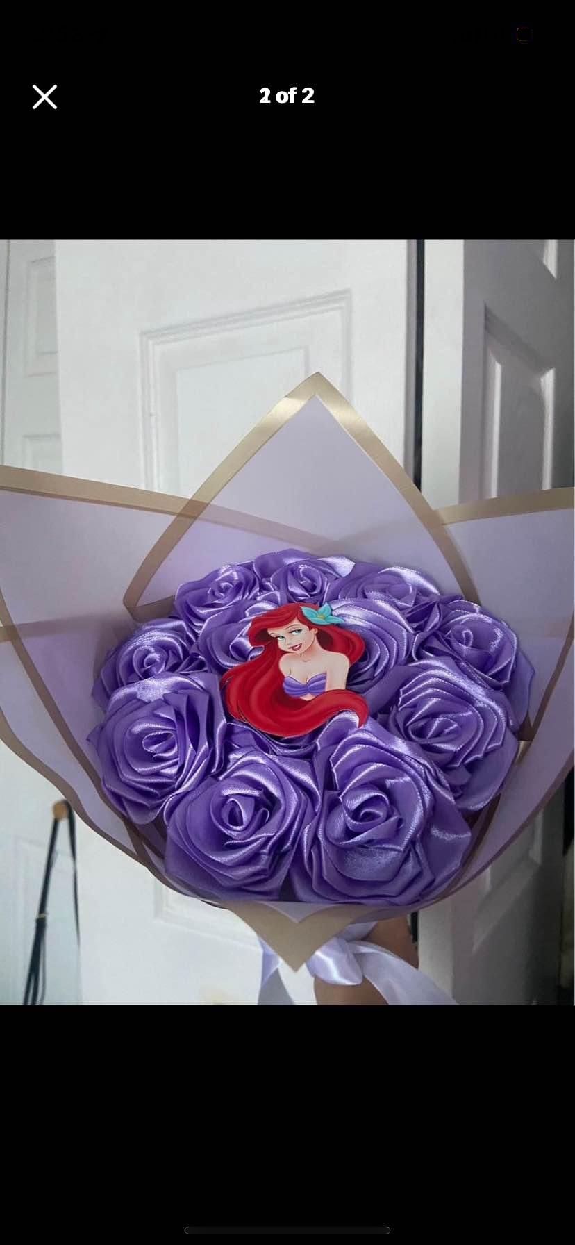 Purple eternal roses