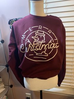 Merry Christmas Snowman Sweatshirt