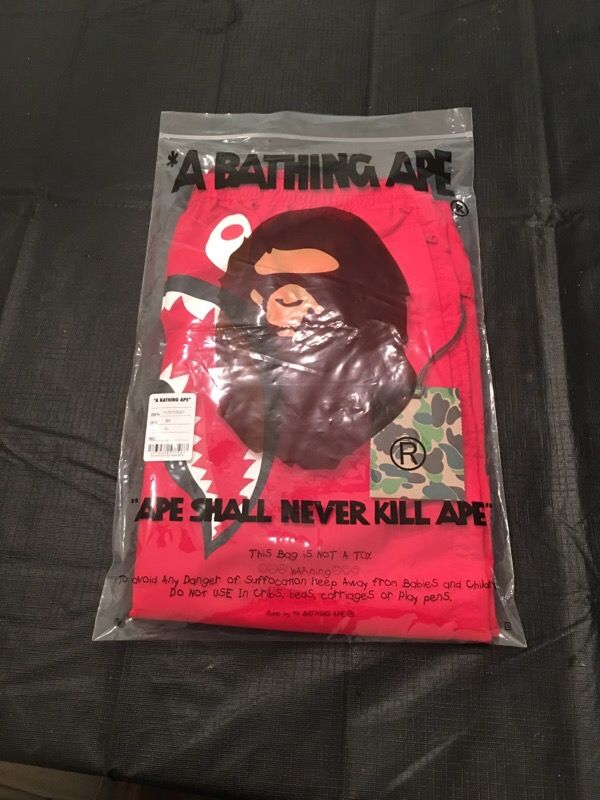 Bape beach shorts size XL