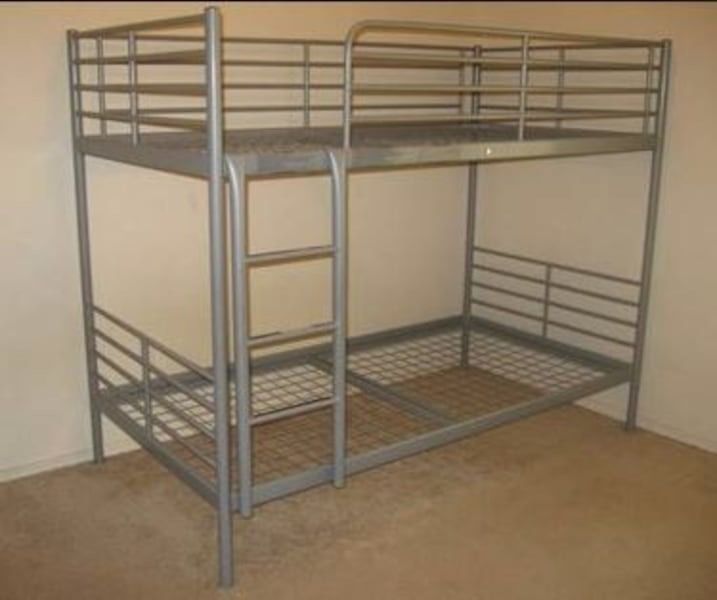 Twin size bunk beds with mattress