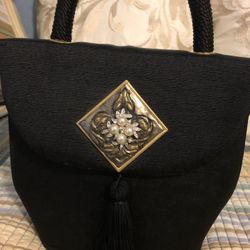 New Black Evening Bag