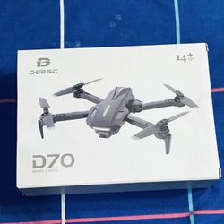 Brand New  DEERC Drone with Camera, D70 Drones with Camera for Adults 1080P HD