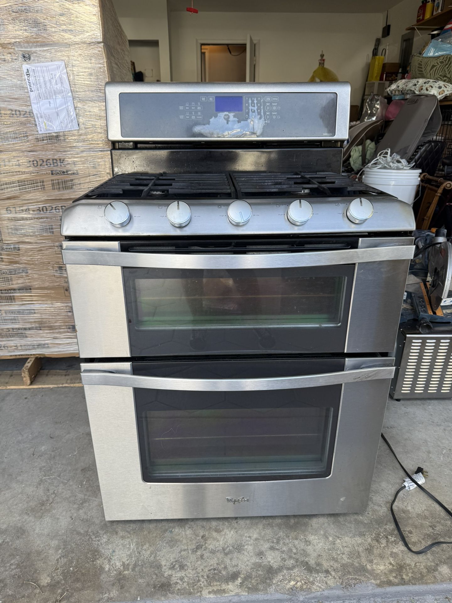 Whirlpool 6.0 Cu. Ft. Gas Double Oven Range