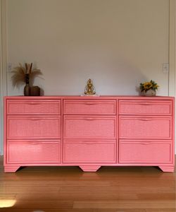 Bright coral Dresser