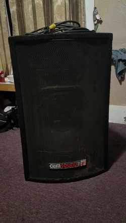 15" gem sound dj speakers