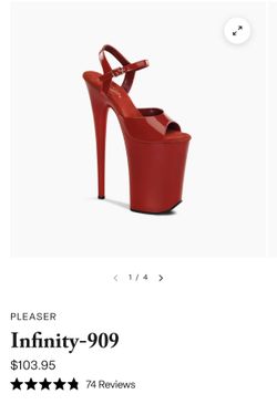 Pleaser Heels -Red
