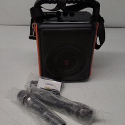 Karaoke Machine for Adults & Stylish Portable Bluetooth Speaker with 3 Microphones S65+D50