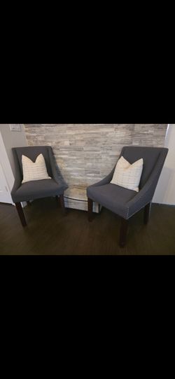 Elegant Accent Chairs (Set of 2) – Like New