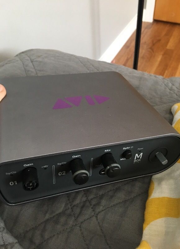Mbox mini USB audio interface