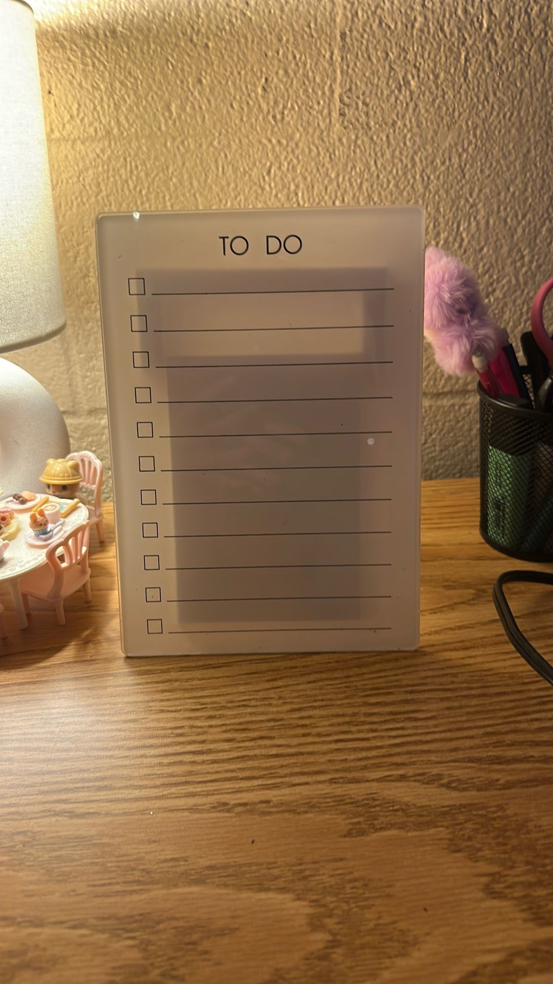 Desk Organizer To Do List
