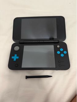 Nintendo 2DS XL Black/Blue (3DS Family) with Original Charger