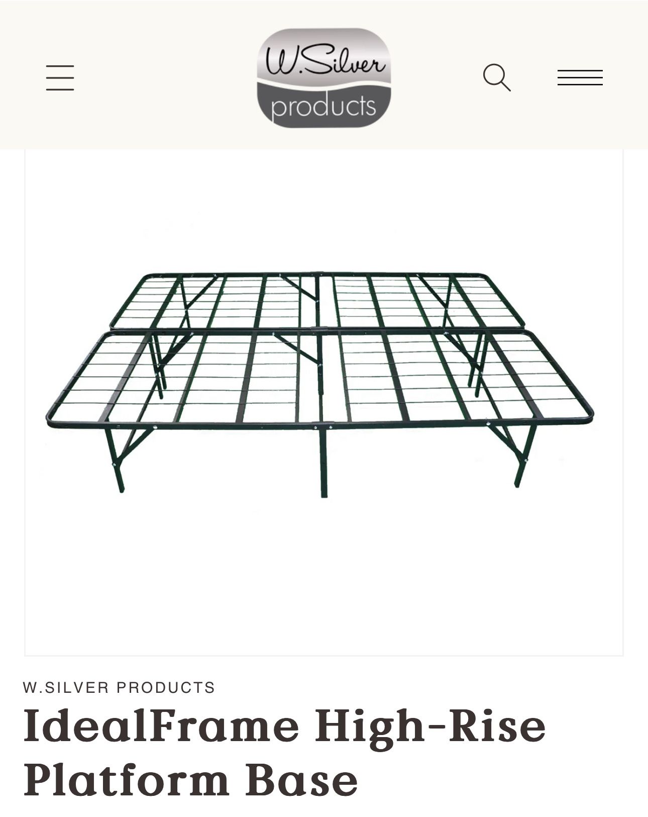 KING SIZE PLATFORM BED
