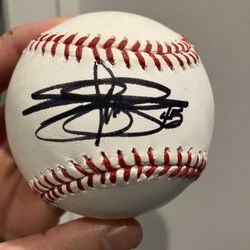 Drew Storen signed baseball