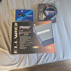 Amp, Equalizer, and Amplifier Instalation Kit