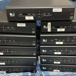 Satellite Receivers With Access Cards And Power Cords