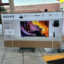 75” SONY BRAVÍA X80K 4K SMART TV