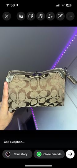 coach makup bag